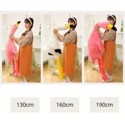 Peluche Géante Flamant Rose Ou Blanc -Magasin De Jouets En Peluche 10