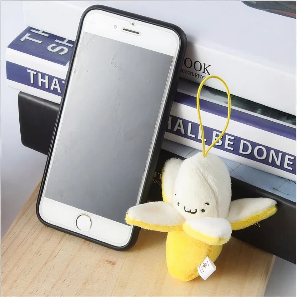 Peluche Banane Jaune épluchée 4 Peluche Banane Jaune épluchée – Image 4