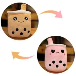 Peluche Bubble Tea Réversible Adorable Pour Enfants -Magasin De Jouets En Peluche 101512 01fbfb