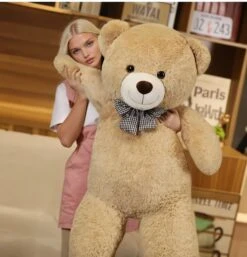 Ours Géant En Peluche Teddy Avec Nœud Papillon -Magasin De Jouets En Peluche 177374 c3b51b