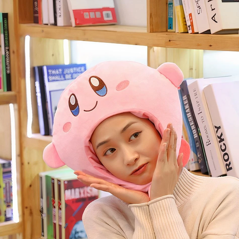 Bonnet Rose En Peluche Kirby 4 Bonnet Rose En Peluche Kirby â Image 4