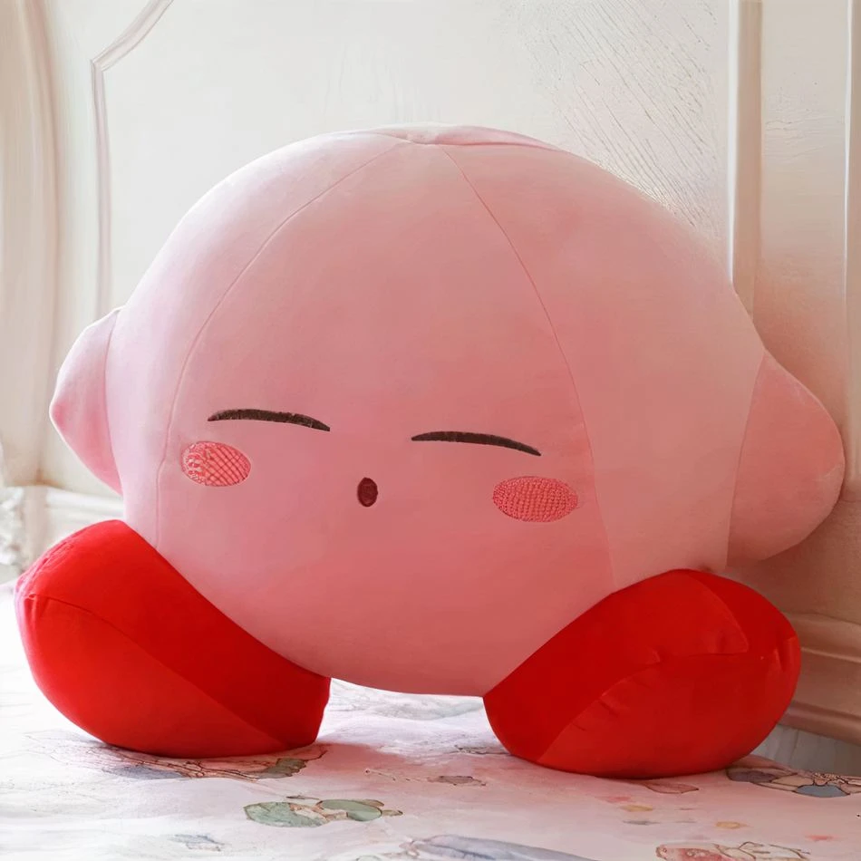 Peluche Rose De Kirby Qui Dort 2 Peluche Rose De Kirby Qui Dort – Image 2