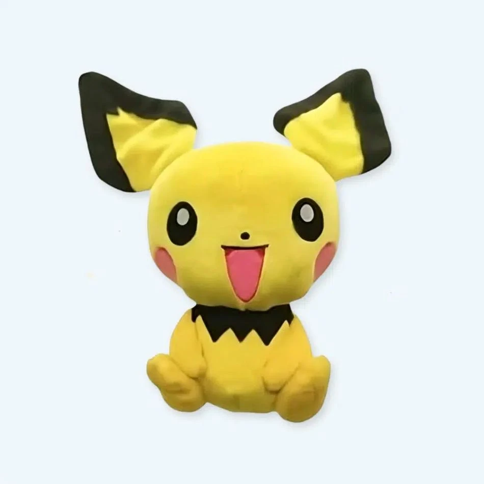 Peluche Pichu Grand Sourire 1 Peluche Pichu Grand Sourire
