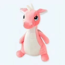Peluche Dragon Mignon Rose
