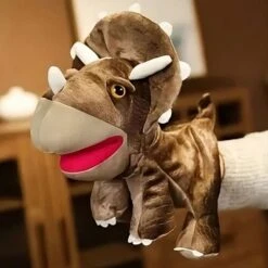 Peluche Marionnette Dinosaure Marron 5 Peluche Marionnette Dinosaure Marron -Magasin De Jouets En Peluche IMG 01 3