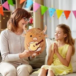 Peluche Squishmallow Taureau Avec Guitare -Magasin De Jouets En Peluche IMG 01 25 peluche Squishmallow taureau guitare 5