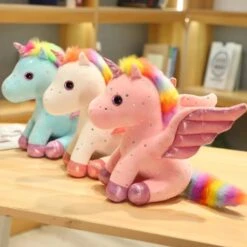 Peluche Licorne Avec Ailes Scintillantes -Magasin De Jouets En Peluche IMG 01 25 peluche licorne ailes scintillantes 9