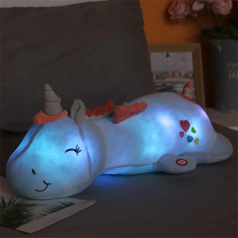 Peluche Licorne Oreiller Lumineuse – Image 6