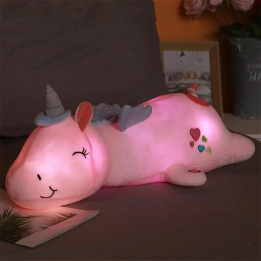 Peluche Licorne Oreiller Lumineuse – Image 7