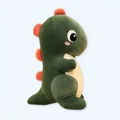 Peluche Bébé Dinosaure Vert