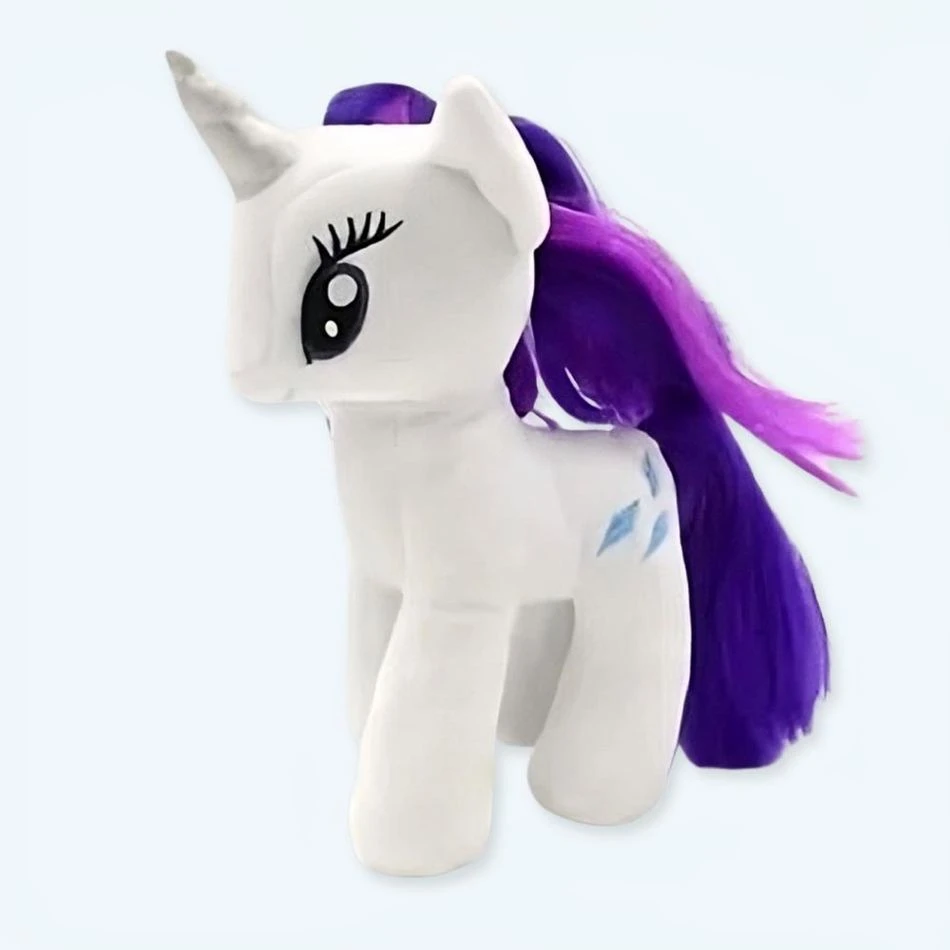 Peluche Poupée Licorne Blanche 1 Peluche Poupée Licorne Blanche