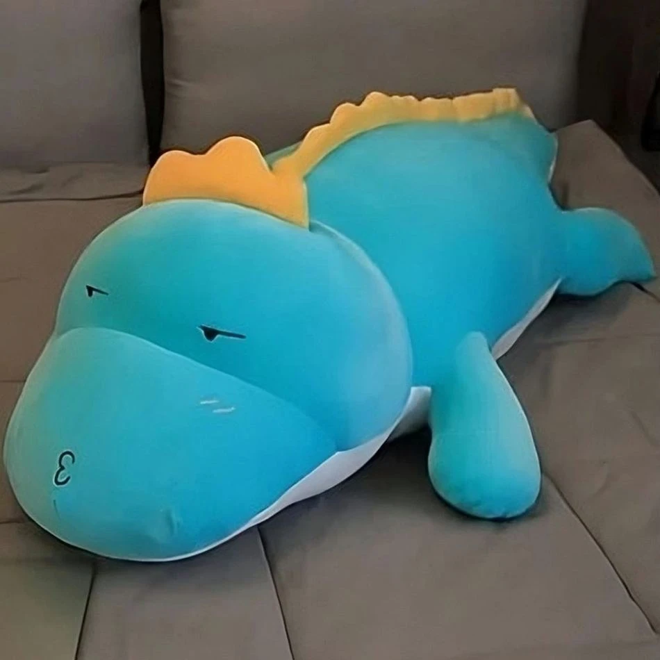 Peluche Dinosaure Bleu Adorable 2 Peluche Dinosaure Bleu Adorable – Image 2