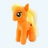 Peluche Poupée Licorne Orange
