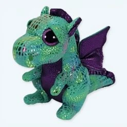 Peluche Dragon TY Vert Et Violet