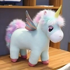 Peluche Merveilleuse Licorne Blanche -Magasin De Jouets En Peluche IMG 112 1