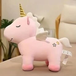 Peluche Licorne Rose 11 Peluche Licorne Rose -Magasin De Jouets En Peluche IMG 200