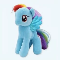 Peluche Poupée Licorne Bleue