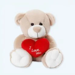 Peluche Ours Beige Amour