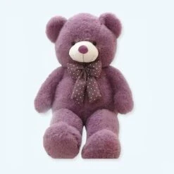 Peluche Ours Géant Violet