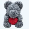Peluche Ours Roses Grises