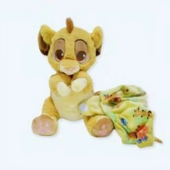 Peluche Simba Dans Une Petite Couverture