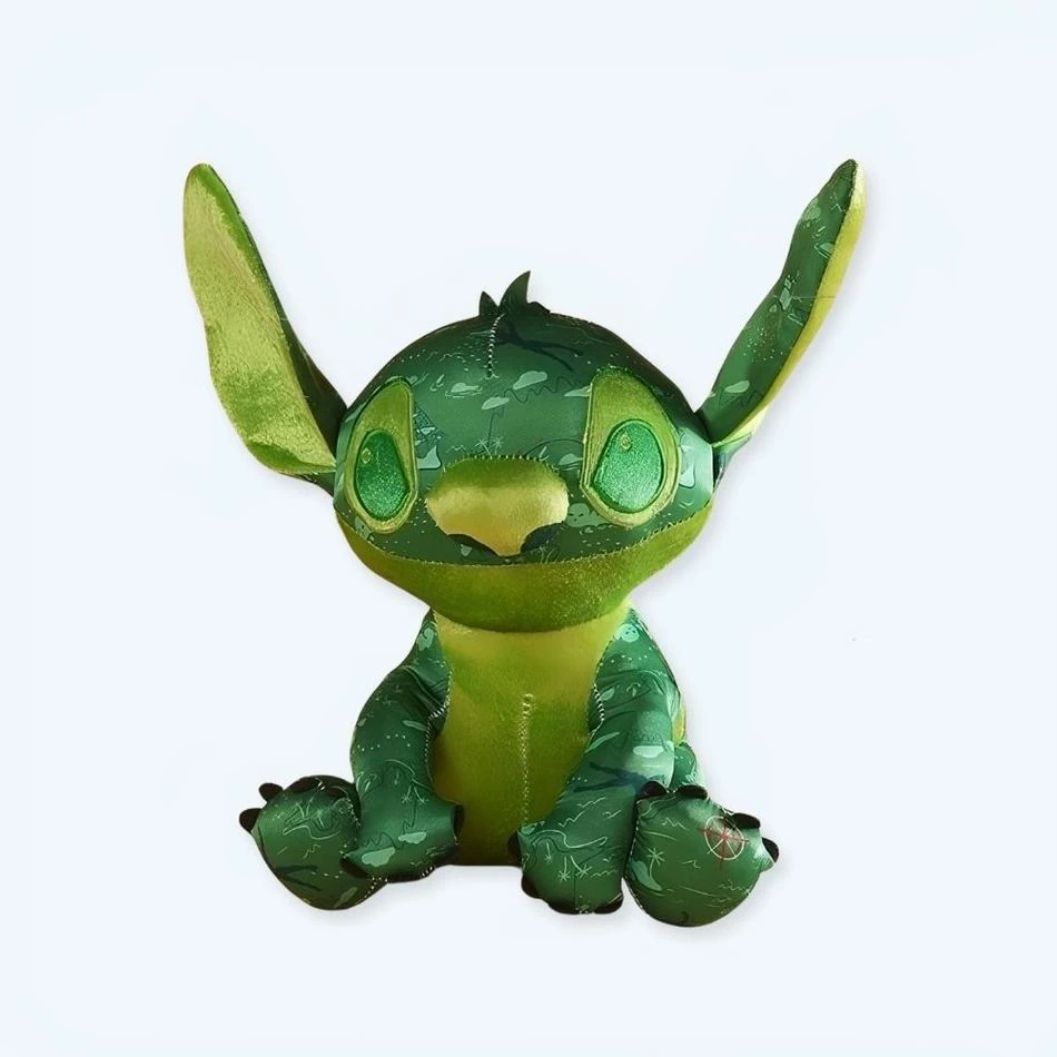 Peluche Stitch Colorée En Vert Pour Enfant