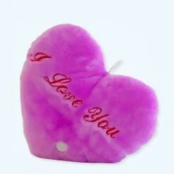 Peluche Oreiller Violet I Love You