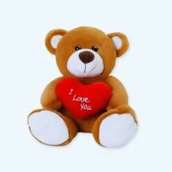 Peluche Ours Brun Amour