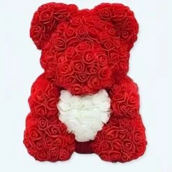 Peluche Ours Roses Rouges Coffret Collector