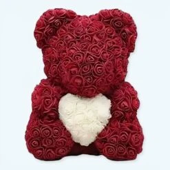 Peluche Ours Roses Violines Coffret Collector