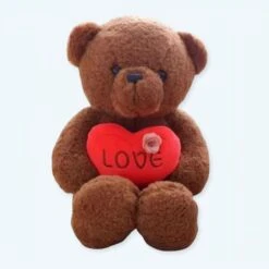 Peluche Ourson Brun Love