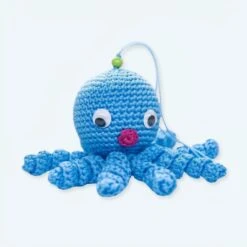 Magasin De Jouets En Peluche 27 Peluche Poulpe Bleue Douce Tressée Pour Enfant