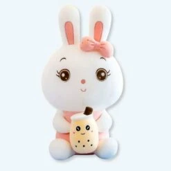 Peluche Lapin Bubble Tea
