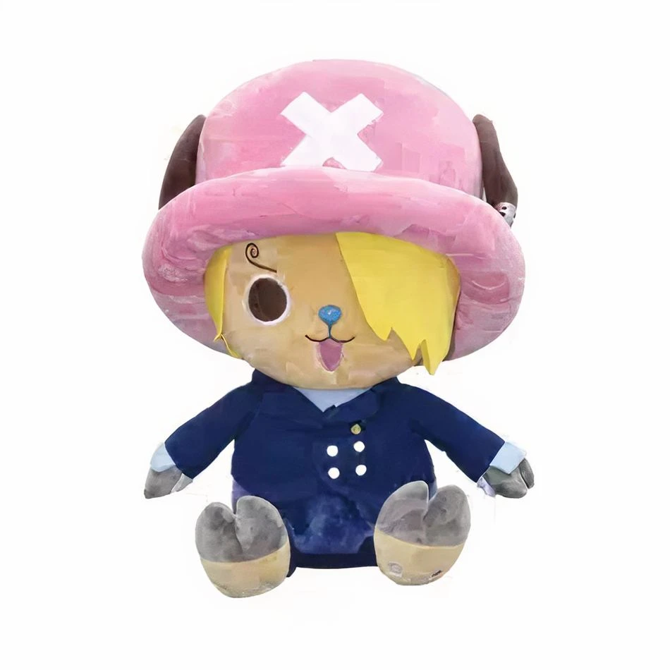 Poupée En Peluche Chopper Sanji One Piece 2 Poupée En Peluche Chopper Sanji One Piece – Image 2