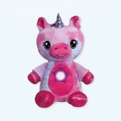 Veilleuse Peluche Licorne Rose