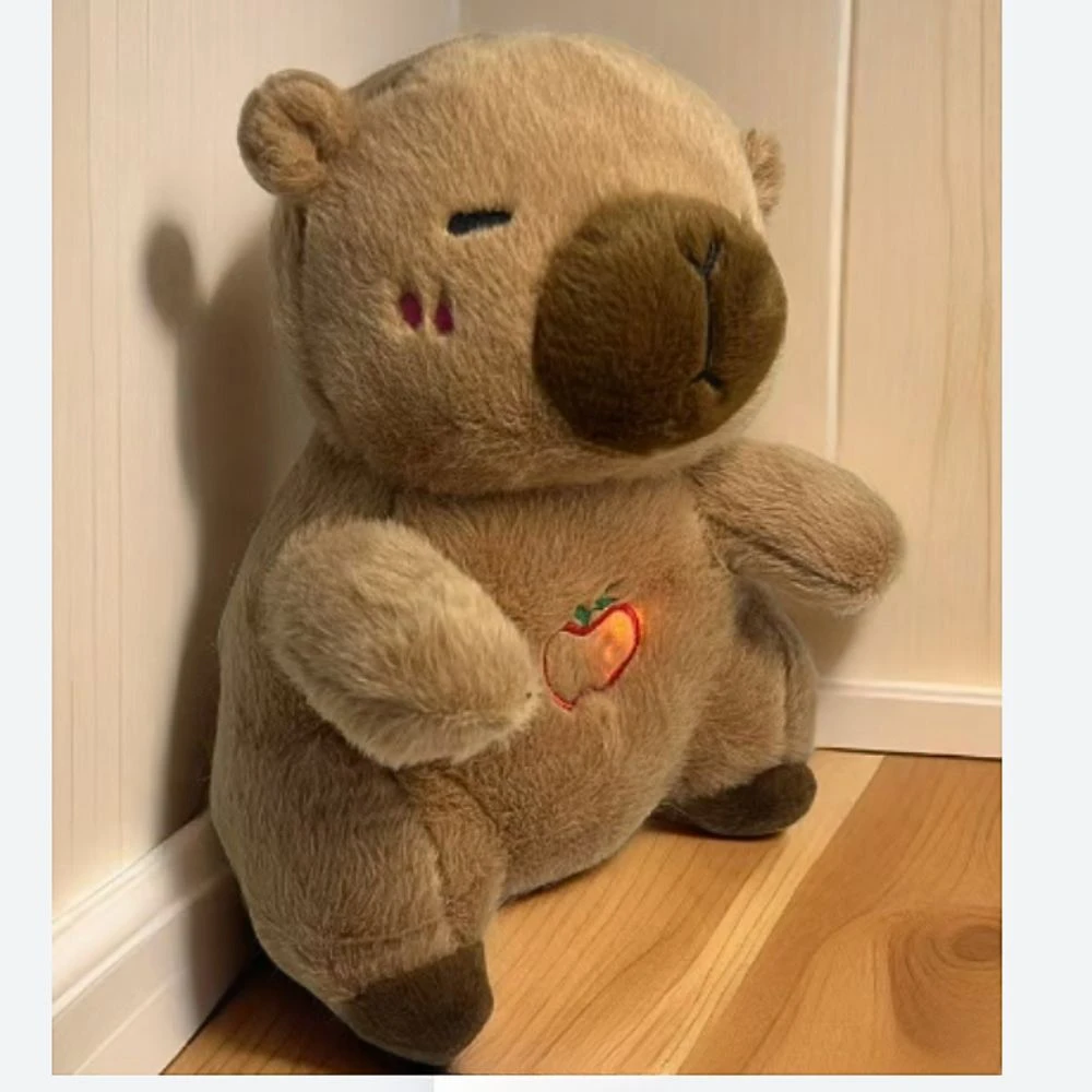 Peluche Capybara Qui Respire Avec Berceuses Intégrées 2 Peluche Capybara Qui Respire Avec Berceuses Intégrées – Image 2