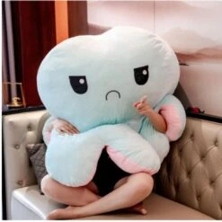 Peluche Géante Pieuvre Réversible Visage Content Et Pas Content -Magasin De Jouets En Peluche IMG peluche geante pieuvre reversible visage content pas content 7