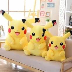 Peluche Géante Pikachu Souriant -Magasin De Jouets En Peluche IMG peluche geante pikachu souriant 12
