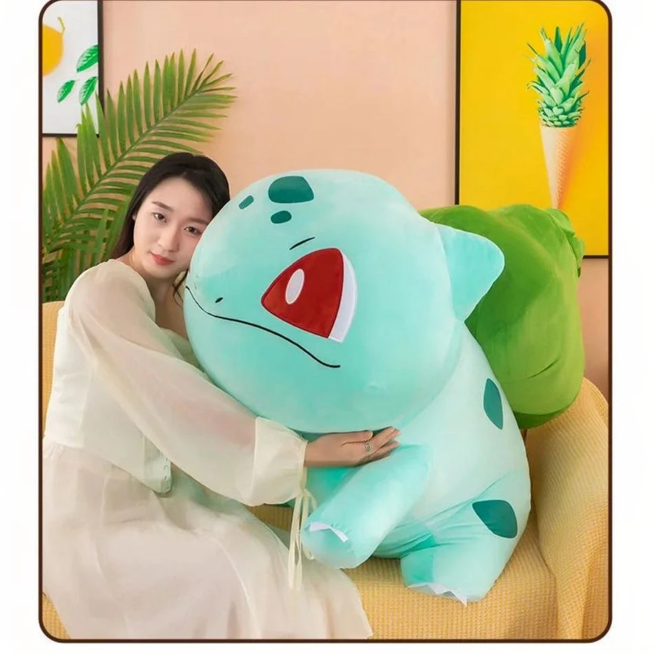Peluche Géante Pokémon Bulbizarre 4 Peluche Géante Pokémon Bulbizarre – Image 4