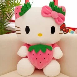 Peluche Hello Kitty Fraise Kawaii 10 Peluche Hello Kitty Fraise Kawaii -Magasin De Jouets En Peluche IMG peluche hello kitty .fraise kawaii