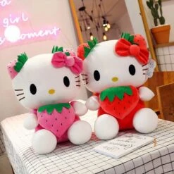 Peluche Hello Kitty Fraise Kawaii 13 Peluche Hello Kitty Fraise Kawaii -Magasin De Jouets En Peluche IMG peluche hello kitty .fraise kawaii 2