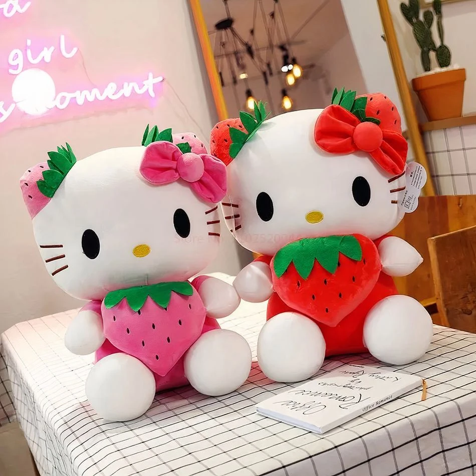 Peluche Hello Kitty Fraise Kawaii 7 Peluche Hello Kitty Fraise Kawaii – Image 7