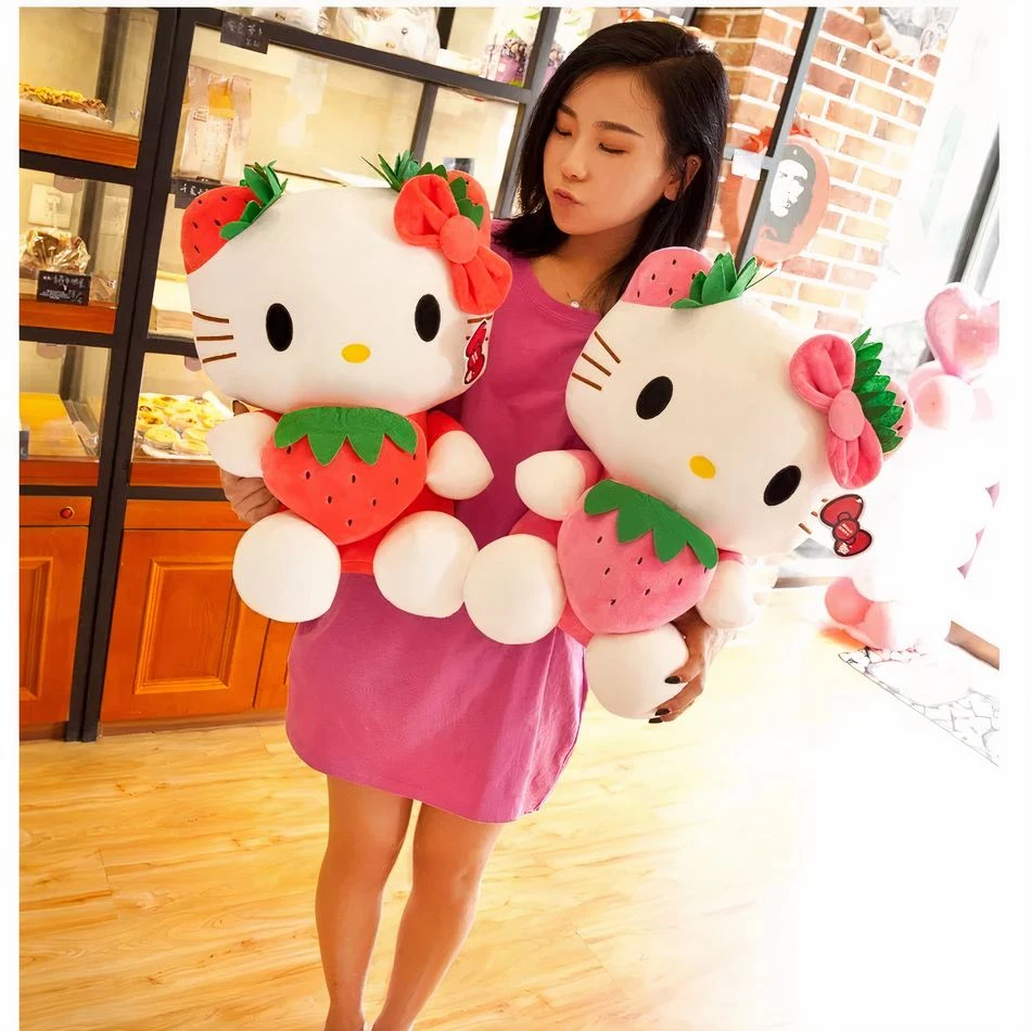 Peluche Hello Kitty Fraise Kawaii 5 Peluche Hello Kitty Fraise Kawaii – Image 5