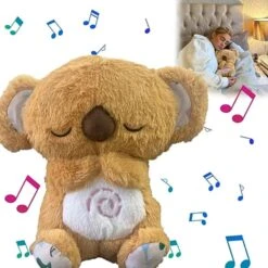 Peluche Koala Jaune Ou Grise Qui Respire Avec Musique Relaxante 9 Peluche Koala Jaune Ou Grise Qui Respire Avec Musique Relaxante -Magasin De Jouets En Peluche IMG peluche koala qui respire musique jaune grise 2