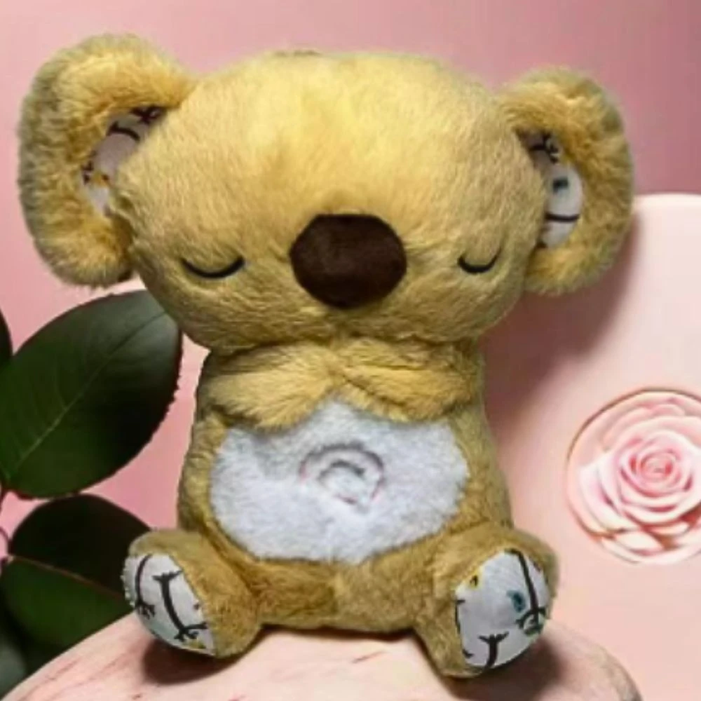 Peluche Koala Jaune Ou Grise Qui Respire Avec Musique Relaxante 5 Peluche Koala Jaune Ou Grise Qui Respire Avec Musique Relaxante â Image 5
