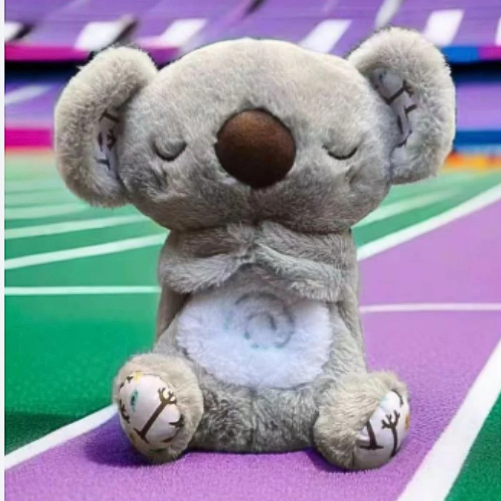 Peluche Koala Jaune Ou Grise Qui Respire Avec Musique Relaxante 2 Peluche Koala Jaune Ou Grise Qui Respire Avec Musique Relaxante â Image 2