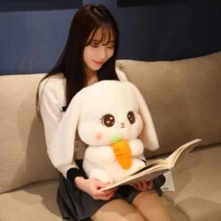Peluche Lapin Tenant Une Carotte 21 Peluche Lapin Tenant Une Carotte -Magasin De Jouets En Peluche IMG peluche lapin carotte 40