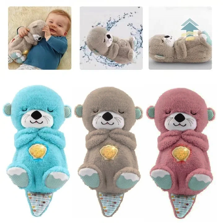 Peluche Loutre Respirante Avec Berceuse Apaisante 7 Peluche Loutre Respirante Avec Berceuse Apaisante – Image 7