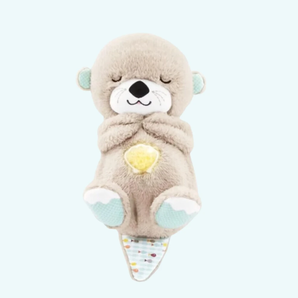 Peluche Loutre Respirante Avec Berceuse Apaisante 1 Peluche Loutre Respirante Avec Berceuse Apaisante