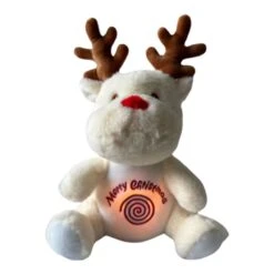 Peluche Renne Blanc Ou Marron De Noël Qui Respire Avec Berceuses 7 Peluche Renne Blanc Ou Marron De Noël Qui Respire Avec Berceuses -Magasin De Jouets En Peluche IMG peluche renne blanc marron noel qui respire berceuse 1